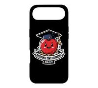 Shaping Tiny Humans Daily Funny Teacher Apple School Grad Case for iPhone Air
