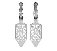 SHAPOKY 2 Pieces Absinthe Spoons, Stainless Steel Absinthe Cocktails Spoon Making Kit Gothic Absinthe Spoon Dripper