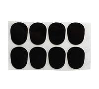 SHAPOKY 8 Patches Pads Cushions Nozzle for Saxophone 0.8mm Black