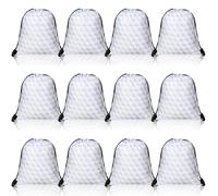 Shappy 12 Pieces Golf Drawstring Bags Bulk Small Sport Goodie Bags Snack Treat Backpack for Ball Birthday Party Favor Team Gifts(10 x 12 Inch)
