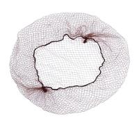 Shappy 200 Pack Hair Nets Invisible Elastic Edge Mesh, Lightweight, Regular 20 Inches Size with 1/4 Inches Opening, Brown Nylon Invisible Hairnet