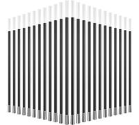 Shappy 24 Pcs 12.99 Inches Plastic Wand Black and White Spell Casting Stick for Wizard Witch ian Costume Party Favors Birthday Games Kit