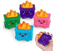 Shappy 4 Pcs Dumpster Stress Relief Balls Dumpster Anxiety Relief Gift PU Stress Balls for Adults Therapy Fidget Appreciation Gifts for Office Coworker(Classic Colors,Cute Style)