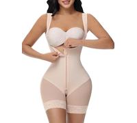 SHAPSHE Fajas Colombianas Shapewear Tummy Control Post Surgery Compression Garment Butt Lifter Body Shaper Stage 2 Bbl, Tan, X-Small