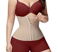 SHAPSHE Waist Trainer Double Tummy Control Postpartum Waist Cincher Steel Boned Corset Shapewear Belts for Weight Loss