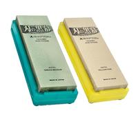 SHAPTON Ha No Kuromaku Ceramic Whetstone Medium Grit (#2000) + Fine Grit (#12000)