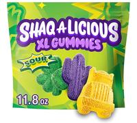 SHAQ-A-LICIOUS XL GUMMIES Sour Chewy, Candy Bag, 11.8 oz