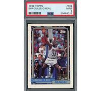 Shaquille O'Neal 1992 Topps Basketball Rookie Card #362 Graded PSA 9