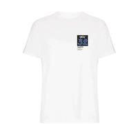 Shaquille O'Neal 32 Magic Jersey Frame Men's T-Shirt - White / 3XL
