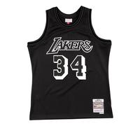 shaquille o'neal los angeles lakers '96 white logo nba jersey Noir M