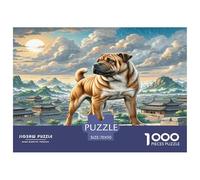 Shar Pei 1000 Piece Jigsaw Puzzle For Adults Educational Games Stress Relief Puzzle Exercise The Memory of The Brain for Men, Women, Elders, Seniors 70x50cm/1000pcs