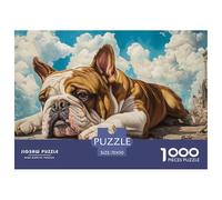 Shar Pei 1000 Pieces Jigsaw Puzzles For Adults Challenging Game Stress Relieving Entertainment Cultivate The Spirit of Teamwork for The Whole for Women, Gifts for Men 70x50cm/1000pcs