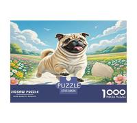 Shar Pei 1000 Pieces Jigsaw Puzzles For Adults Challenging Game Stress Relieving Entertainment Cultivate The Spirit of Teamwork for Men, Women, Elders, Seniors 38x26cm/1000pcs