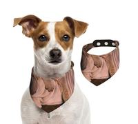 Shar Pei Dog,Dog Bandanas Cotton Pet Scarf Adjustable Bibs for Pet,M