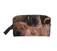 Shar Pei DogMakeup Trave Bag for Women,Cosmetic Large Capacity Organizer