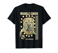 Shar Wrinkle Census Results Inconclusive Door Mats Funny Value Graphic T-Shirt, Men, Black, XL