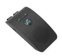 Sharainn Car Bluetooth Speakerphone Handsfree Wireless Sun Visor Speaker with Back Clip, Bluetooth 5.0 Receiver Adapter for Calls, Music & GPS