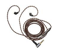Sharainn Earphone Cable, 2 Pin 0.78mm Earbud Replacement Cable with Microphone and Control Unit, Plug and Play, Earphone Upgrade Wire with OFC Core for AS10 AS06 ZST ZS3 ES4