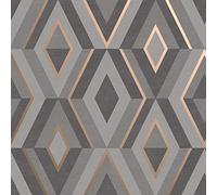 Shard Geo Charcoal/Rose