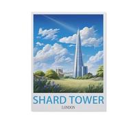 Shard Tower London，Jigsaw Puzzles 1000 Pieces for Adults, Classic Puzzle Kids Puzzle Challenging And Difficult Puzzles for Adults And Teens（50x70cm）-HC73