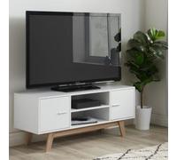 Shard White and Oak 2 Door TV Unit