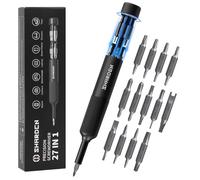 Sharden 27-In-1 Precision Screwdriver Set Multi Bit Small Screwdriver Magnetic Mini Screwdriver Set Pen Style Manual Repair Tool Kit For Eyeglass, Watch, Computer, Jewelers, Laptop, Electronics, Phone