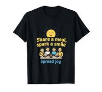 Share a Meal Spark a Smile Community Service Design T-Shirt