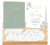 Share a Memory Card for Celebration of Life, Memory Album, Memory Cards Guest Book for Funeral, Memorial, Anniversary, Graduation, Retirement, Birthday, Bridal Shower Game