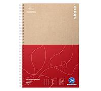 share A5 Squared College Notepad - Writing Pad Dispenses a Lesson for a School Child - Blue Angel Certified Pad Made from 100% Recycled Paper