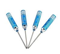 Share Goo H1.5mm 2.0mm 2.5mm 3.0mm Handle Allen Hex Screwdrivers Key Driver Tool Kit Compatible with RC Car Truck FPV Helicopter Drone(Blue)