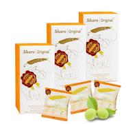 Share Original® Bundle - 3 x 7-Piece Starter BOX + 1 x 3-Piece Taste Pack | Fermented Japanese Apricot/Plum | Naturally Fermented for 30+ Months | Vegan & Individually Wrapped | Share Swiss Fermented