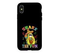 Share The Fun Avocado Cinco De Mayo Fruit Produce Party Case for iPhone X/XS