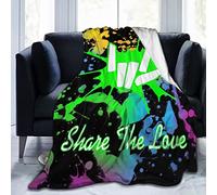 Share The Love Blanket Ultra-Soft Micro Fleece Blankets For Bed, Couch, Ultra Luxurious Warm And Cozy For All Seasons For Teens Kids Girls 60"X50"