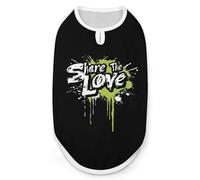 Share The Love Dog And Cat Clothes Pet Summer Sleeveless T Shirt Basic Vest XL