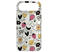 Share The Love Everywhere Retro Vintage Colors Hearts Eyes Case for iPhone Air