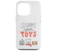 Share Your Toys Cute Animals Family Moment Kids Joy Playtime Case for iPhone 13 Pro