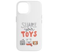 Share Your Toys Cute Animals Family Moment Kids Joy Playtime Case for iPhone 14