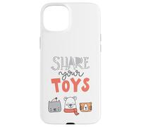 Share Your Toys Cute Animals Family Moment Kids Joy Playtime Case for iPhone 15 Plus