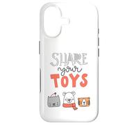 Share Your Toys Cute Animals Family Moment Kids Joy Playtime Case for iPhone 17