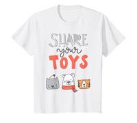 Share Your Toys Cute Animals Family Moment Kids Joy Playtime T-Shirt