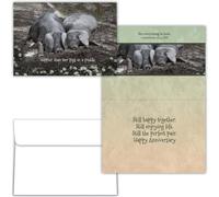 Shared Blessings Pigs in a Puddle NIV Religious Anniversary Card 1 Count