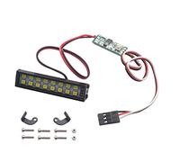 ShareGoo 16LEDs RC Crawler Car LED Light Bar Roof Lamp Simulation Spotlight Kit 5-8.4V Compatible with Traxxas TRX-4 Trx4 Axial SCX10 90046 RC4WD D90 CC01 RC Car Crawler Truck