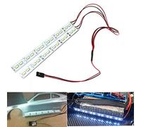 ShareGoo 24 LEDs Chassis Light Aluminum RC LED Strip 6V Compatible with 1/10 1/8 HPS HPI Redcat Traxxas RC Car Crawler Buggy,White