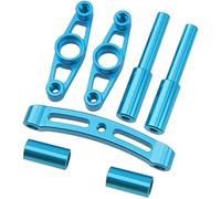 ShareGoo Aluminum Alloy Steering Assembly Steering Knuckle Kit Compatible with Tamiya TT01 TT-01 1/10 RC Drift Car Upgrade Parts