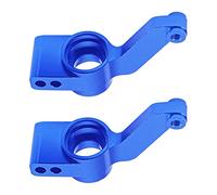 ShareGoo Aluminum Rear Stub Axle Knuckle Carriers Upgrades 1952 Compatible with Traxxas 1/10 Slash 4X4 Stampede Rustler 4X4 4WD RC Car (Blue)