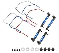 ShareGoo Front & Rear Sway Bar Kit Anti-Roll Bar Set Upgrade Parts Compatible with Traxxas 4X4 Slash Stampede Rustler Rally 1/10 RC Car