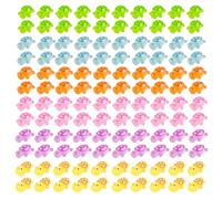 Sharelove 120Pcs Resin Mini Turtles, Mini Resin Animals Glow in the Dark Turtle, Miniature Re-sin Animal Sculpture Fairytale for Garden Micro Landscape Ocean Animal Theme Party Decoration (2.3cm)