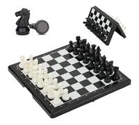 Sharelove Mini Magnetic Chess Set, Portable Folding Chess Board for Kids Children Adults, Mini Chess Set for Outings and Travel, Practical Educational Board Gifts (17.5x17.5cm)