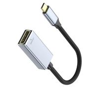 Sharelove USB C to DisplayPort Adapter, 8K@60Hz 4K@120/144Hz 2K@166/240Hz Aluminium Alloy USB C Thunderbolt 5 4 3 to DP 1.4 Adapter HDR for MacBook Pro/Air iMac iPad iPhone 16 15 Dell XPS
