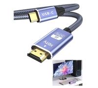 Sharelove USB C to HDM1 Cable 4K@60Hz Practical Thunderbolt 4/3 Type C Adapter for MacBook Air/Pro XPS iPad Pro/Air/Mini Surface Pro iPhone 16 15 Samsung S22/S23 and More(2M)